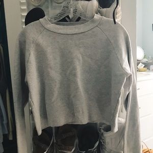 Brandy Melville cropped flannel